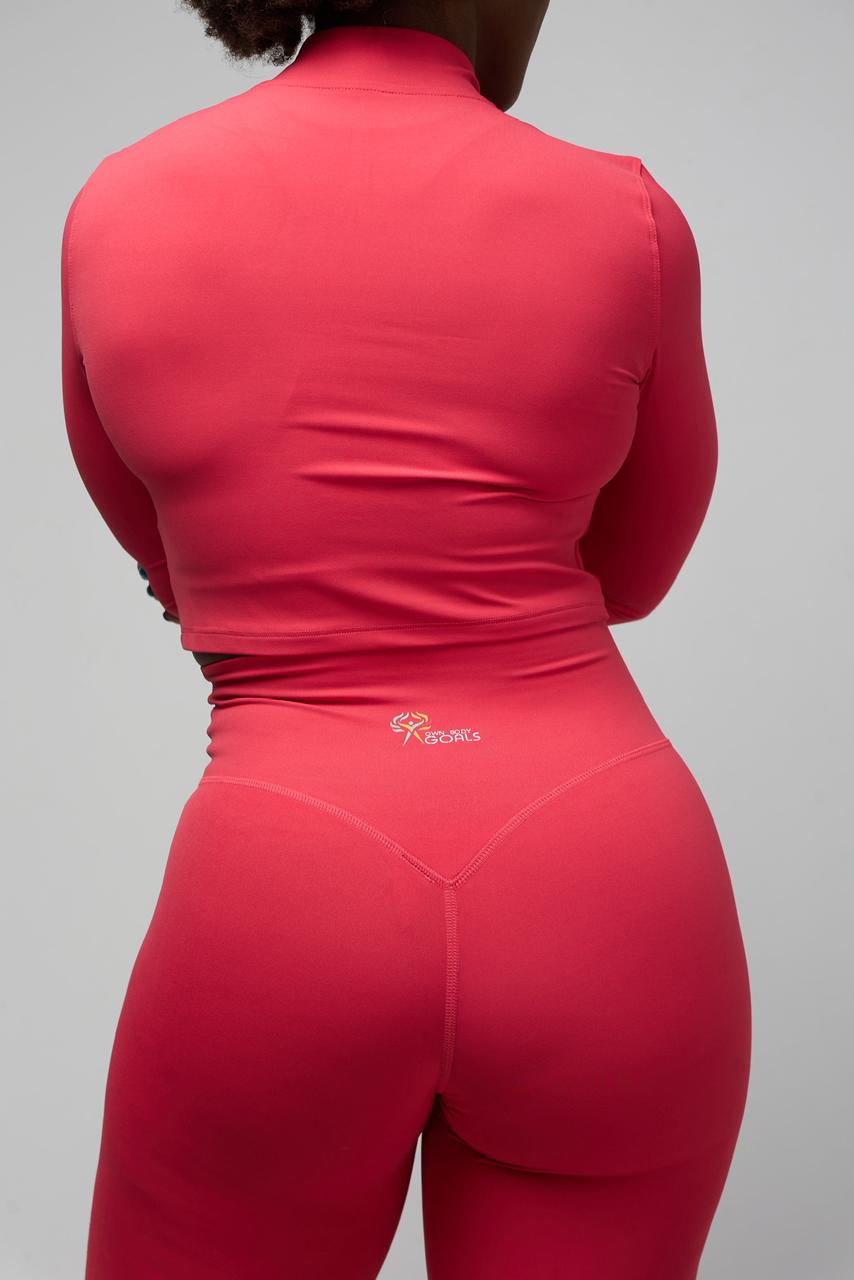 Vezi - Three Piece Yoga Set (Crop Jackets ,High Waist Leggings, Sport bra) - Image 7